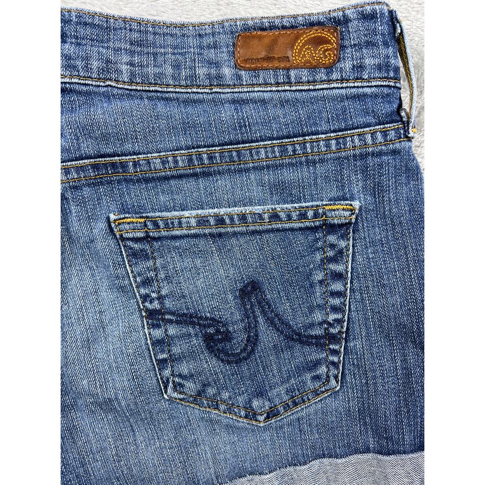 Adriano Goldschmied AG Pixie Roll Up Denim Jean Shorts 27 Medium Wash Summer - Picture 7 of 7